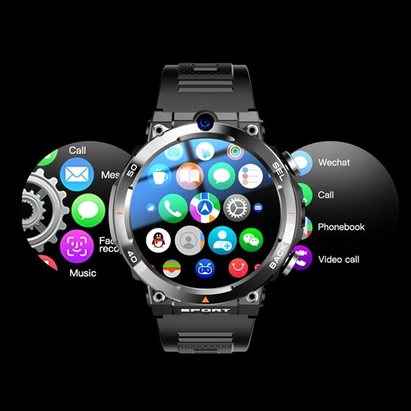 SmartWatch 4g Android RAM 8GB ROM 128GB 4G Smart Watch With Dual Camera GPS WIFI IP67 Waterproof Unlock Google Play APP Watch